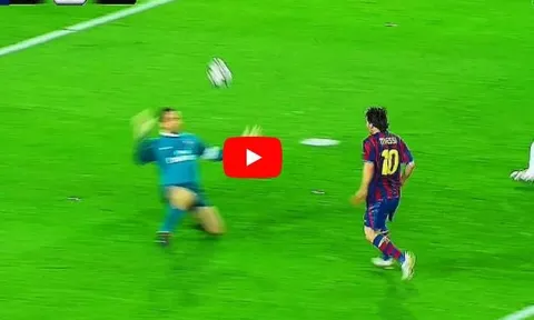 Top 20 pha lốp bóng đẳng cấp của Lionel Messi
