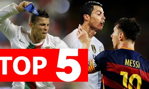 Top 5 lý do khiến Ronaldo bị ghét thế giới bóng đá