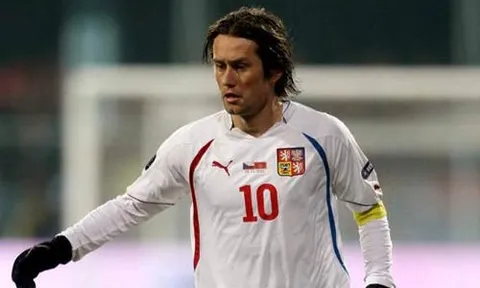 Top 6 siêu phẩm của Rosicky trong màu áo tuyển CH Séc