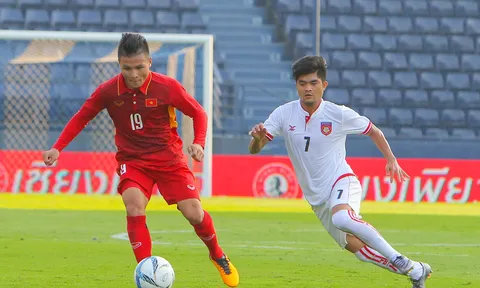 Chùm ảnh Công Phượng, Quang Hải "hủy diệt" U23 Myanmar 4-0
