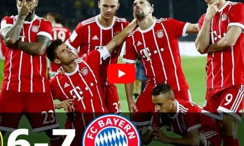 Trận cầu đáng nhớ: Borussia Dortmund 6-7 Bayern Munich (siêu cúp 2017/18)