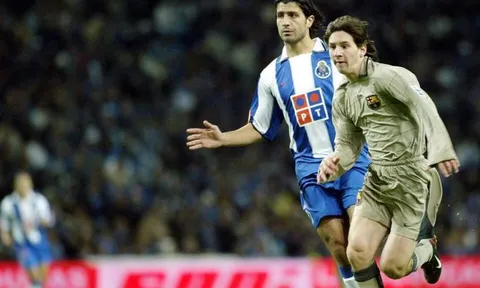 Trận đấu ra mắt của Messi trong màu áo Barcelona