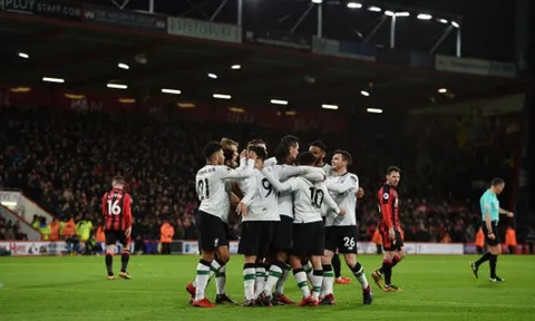 TRỰC TIẾP Bournemouth 0-4 Liverpool: The Kop trở lại top 4 (KT)