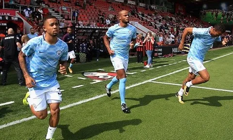 TRỰC TIẾP Bournemouth 1-2 Man City: Sterling lên tiếng phút cuối (Kết thúc)