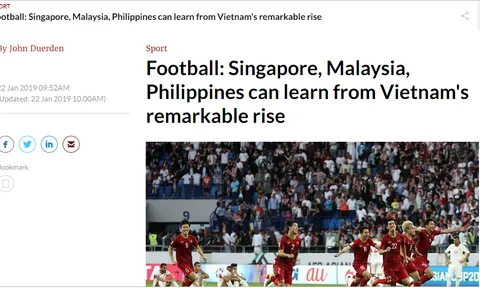 Truyền thông Singapore: Đông Nam Á nên học hỏi thành công của ĐT Việt Nam