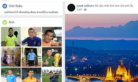 Trọng tài Thái Lan hối hận, xin lỗi CĐV Việt Nam trên facebook cá nhân?