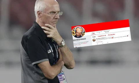 Tự lên dây cót tinh thần, HLV Eriksson đăng status trước trận gặp Việt Nam
