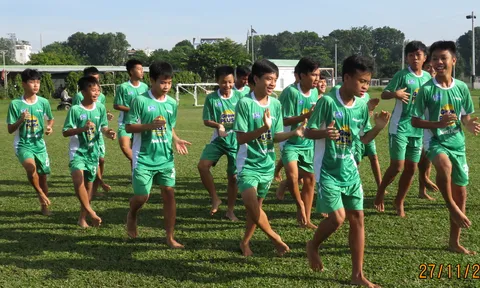 Học viện JMG tại TP.HCM giao lưu với đội U13 Kawasaki của Nhật Bản