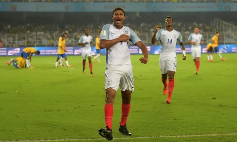 Sao trẻ Liverpool lập hat-trick, Anh hạ Brazil ở bán kết U17 World Cup