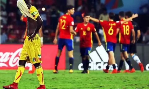 Nỗi đau của Lampard và tuyển Anh tái hiện ở World Cup U17