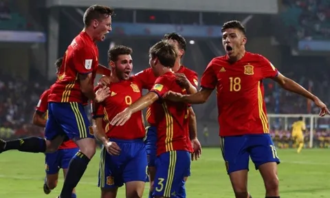 U17 Tây Ban Nha gặp U17 Anh ở chung kết U17 World Cup 2017