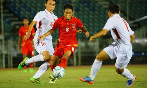 U18 Việt Nam 1-2 U18 Myanmar (Giải U18 Đông Nam Á 2017)