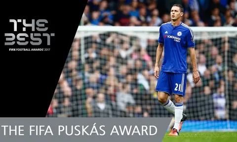 ƯCV giải Puskas 2017 - Bàn thắng của Nemanja Matic