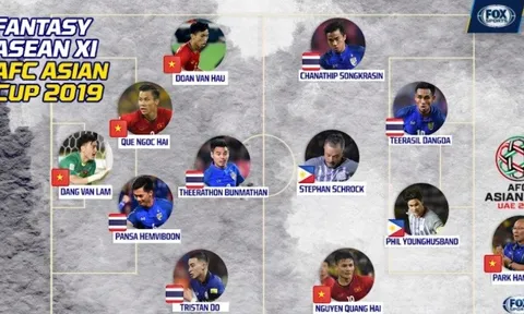 'Dream team' Đông Nam Á ở Asian Cup 2019: 4 Việt Nam, 5 Thái Lan