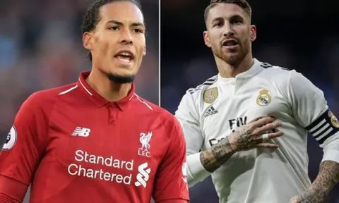 Van Dijk: 'Ramos không phải trung vệ giỏi nhất, cũng không phải mẫu hình yêu thích của tôi'