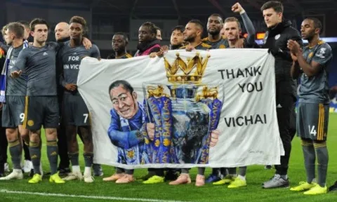 Màn tri ân xúc động của Leicester gửi đến cố Chủ tịch Vichai