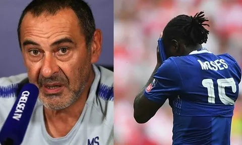 Góc Chelsea: Moses đã "tàn lụi" như thế nào dưới bàn tay Sarri?