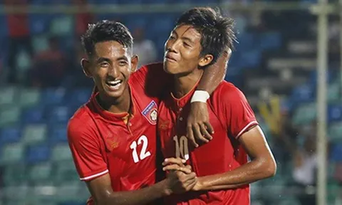 U18 Myanmar phả hơi nóng vào gáy Indonesia và Việt Nam