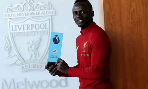 Vượt Lukaku & Morata, Mane hay nhất Premier League tháng 8