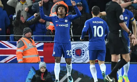 Willian gia nhập băng đảng Brazil tại Ngoại hạng Anh