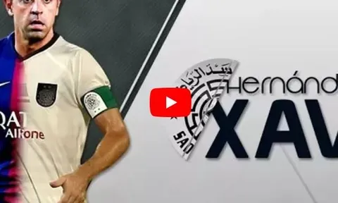 Xavi Hernandez quá đẳng cấp trong màu áo Al-Sadd
