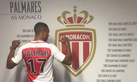 Youri Tielemans trưởng thành thế nào từ khi gia nhập Monaco?