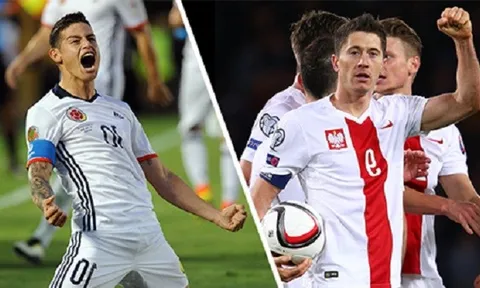 01h00 ngày 25/05, Ba Lan vs Colombia: Hai kẻ khốn cùng gặp nhau