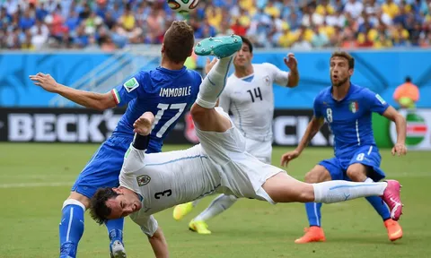 01h45 ngày 08/06, Italia vs Uruguay: Mối thù 3 năm