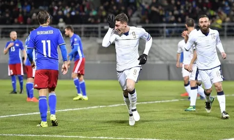 01h45 ngày 11/06, Italia vs Liechtenstein: Màu xanh không hy vọng