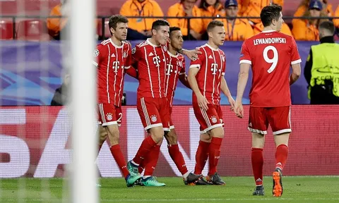 01h45 ngày 12/05, Bayern Munich vs Sevilla: Nối dài những ngày vui
