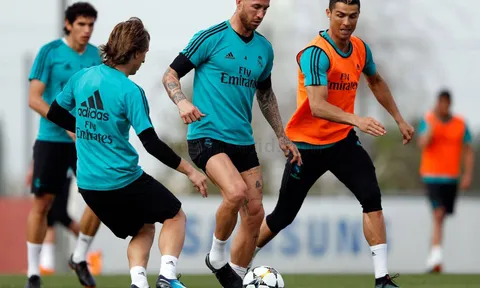 Tập luyện cật lực, Ronaldo sẵn sàng đốt lưới Bayern Munich