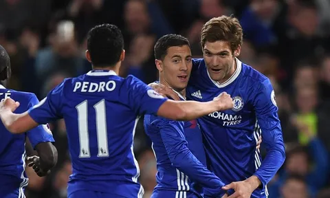 Hazard lập cú đúp, Chelsea đá văng Man City khỏi cuộc đua vô địch