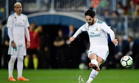 Isco lập siêu phẩm đá phạt, Real thắng nhẹ trên sân khách