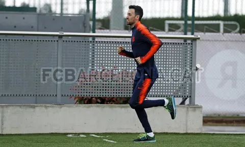 Busquets trở lại, Barca tự tin trước trận lượt về trên đất Ý