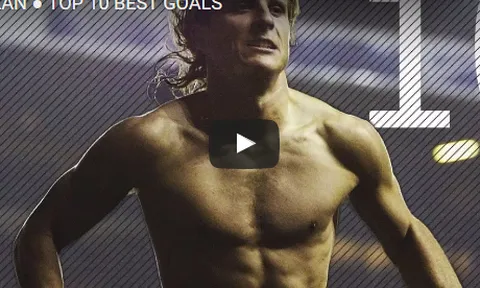 10 bàn thắng để đời của Diego Forlan
