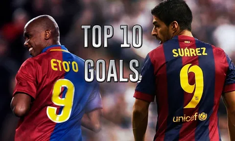 10 bàn thắng đẹp nhất của Luis Suarez và Samuel Eto'o