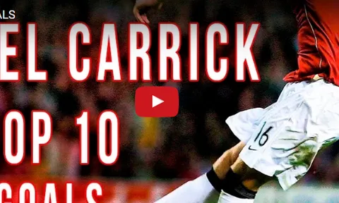 10 bàn thắng đẹp nhất sự nghiệp Michael Carrick