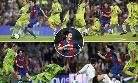 10 năm trước, Lionel Messi tái hiện pha solo của Maradona