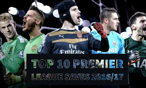 10 pha cứu thua đỉnh nhất Premier League 2016/17