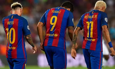 111 bàn thắng của MSN mùa này