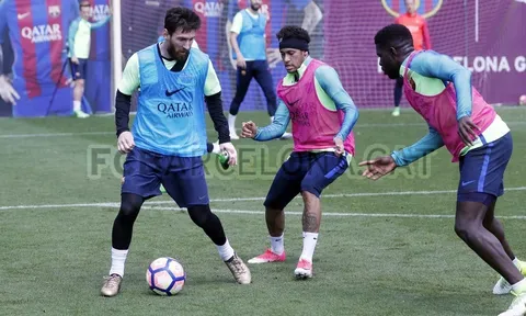 Barca 'rèn quân' trước đại chiến với Tàu ngầm vàng