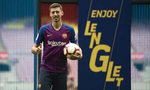 Lenglet: "Thật vui khi không phải đối đầu với Messi"