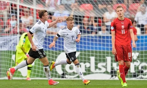 1h45 ngày 22/06, U21 Đức vs U21 Đan Mạch: Khó cản Cỗ xe tăng