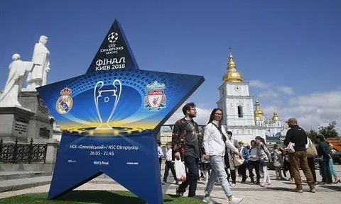Đường phố Kiev sôi động chào đón chung kết Champions League