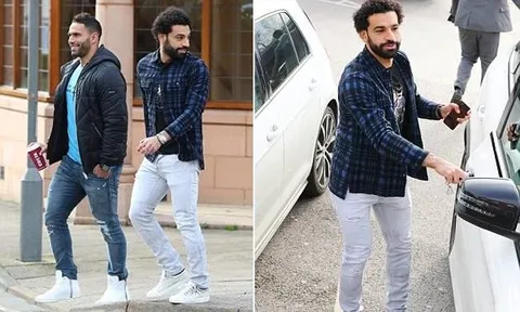 Mohamed Salah ra hiệu, sẵn sàng trở lại trong trận derby