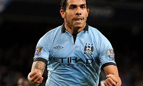 20 bàn thắng đẹp nhất của Tevez cho Man City