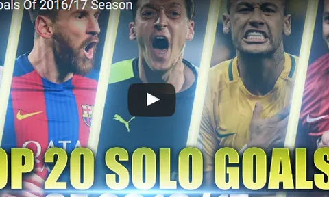 20 pha solo ghi bàn đẹp nhất mùa 2016/17