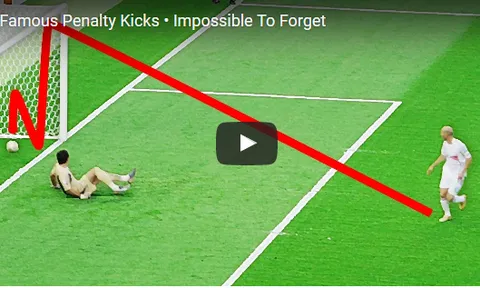 20 quả penalty nổi tiếng nhất lịch sử bóng đá