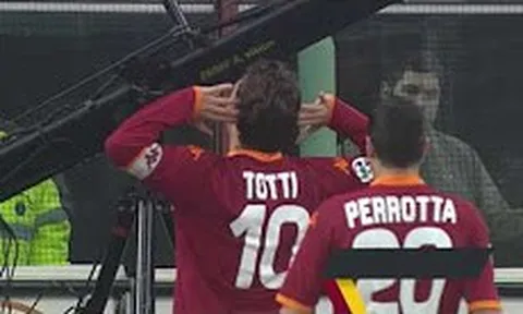 23 bàn thắng trong 23 mùa giải cống hiến của Totti tại Roma