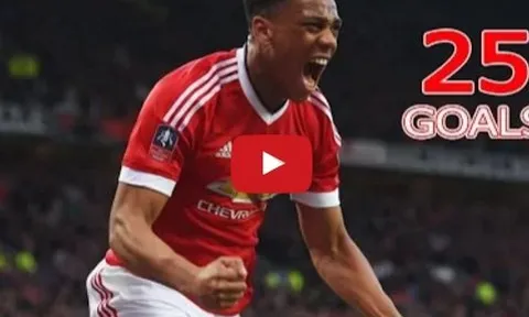 25 bàn thắng của Anthony Martial cho Man United